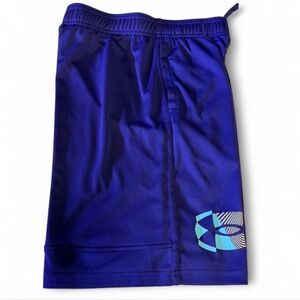 UNDER ARMOUR Royal Blue Performance Shorts Sz YM gently used